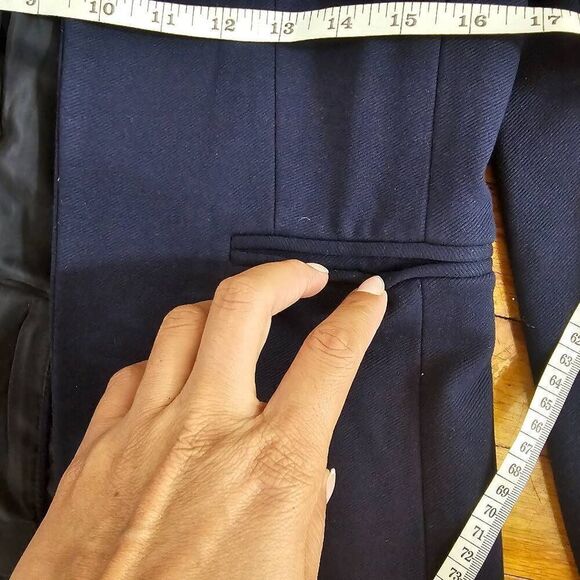 J. Crew 365 Going Out Blazer In Stretch Twill Navy Women’s Size 6 Workwear Casua - Picture 5 of 8